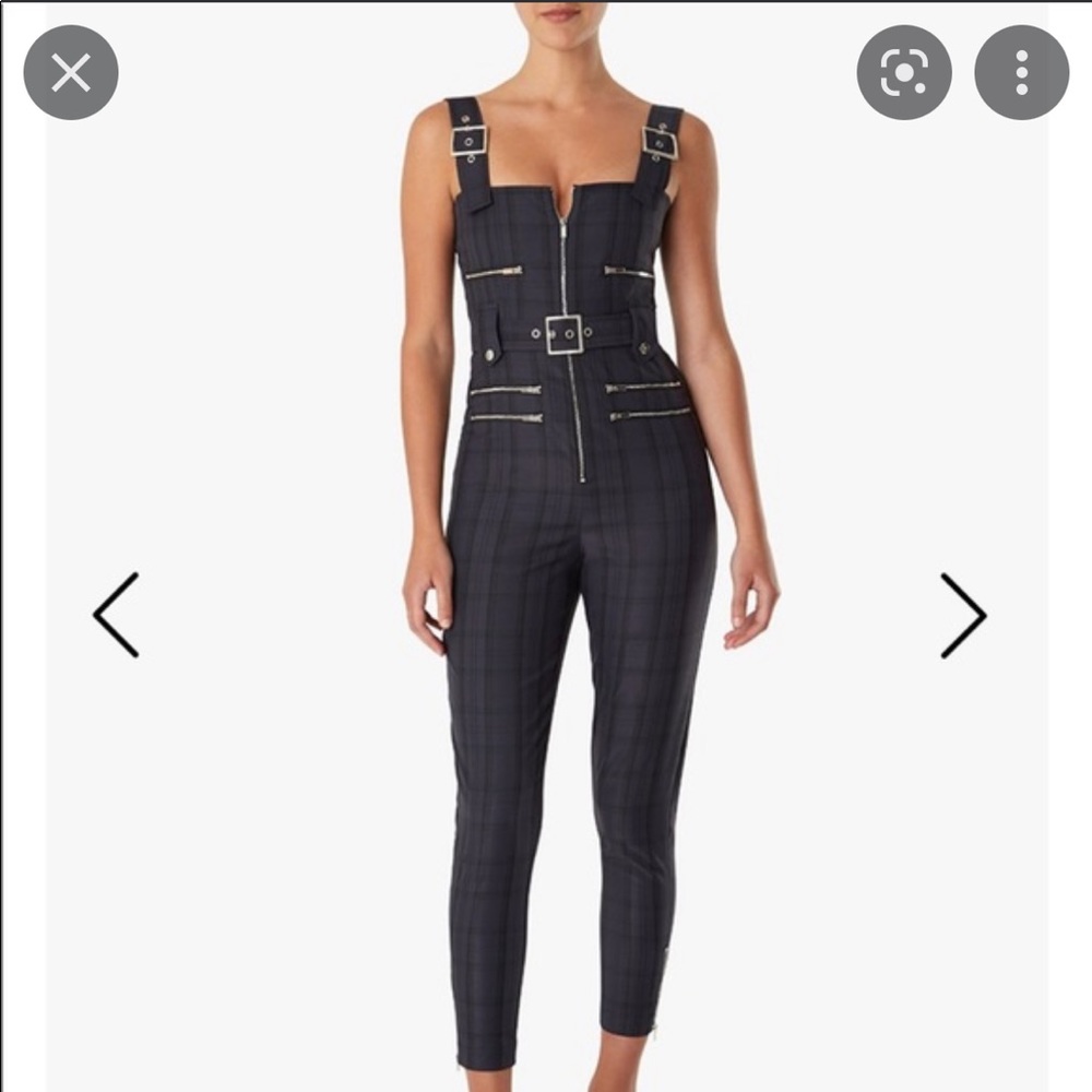 We Wore What Plaid Jumpsuit